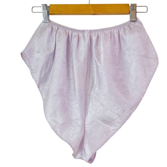 Vintage 90’s Axiom Women's Jacquard Satin Knickers/Panties/Sleep Shorts Small - Picture 3 of 15